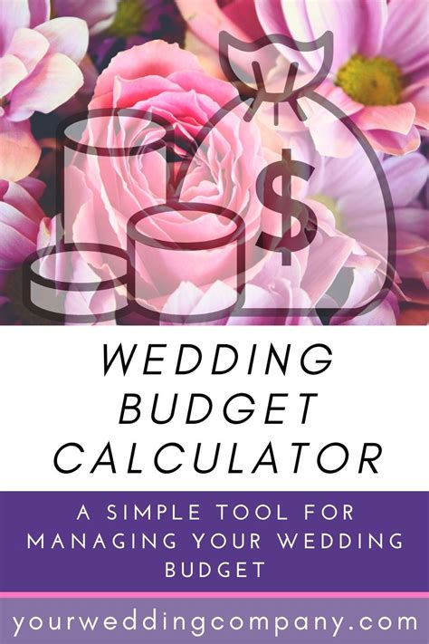 Say 'I Do' to Savings: Your Ultimate Wedding Budget Calculator for a Stress-Free Big Day - Now Available for Free!