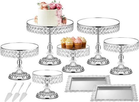 The Timeless Elegance of Crystal: Make Your Special Moment Unforgettable with Our Wedding Cake Serving Set.