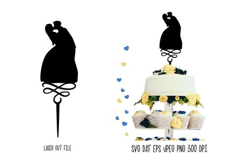 Download Wedding Cake Topper Cut Images