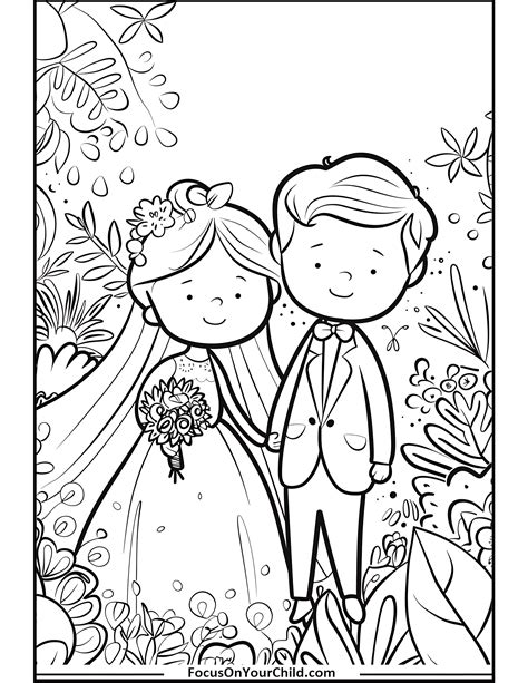 Wedding Color Pages
