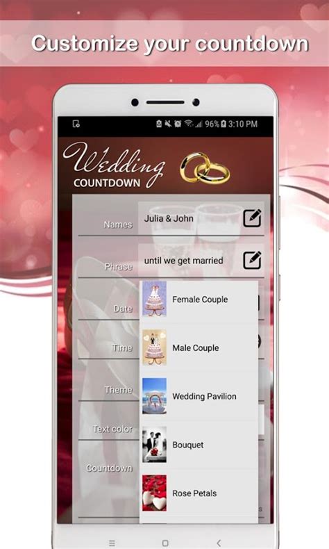 How to Choose the Right Wedding Countdown App for You