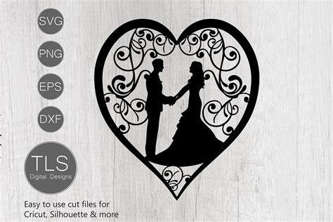 Download Wedding Couple Cut Files