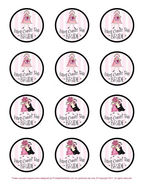 Sweeten Up Your Special Day: Download Our Heartwarming Wedding Cupcake Toppers for Free!