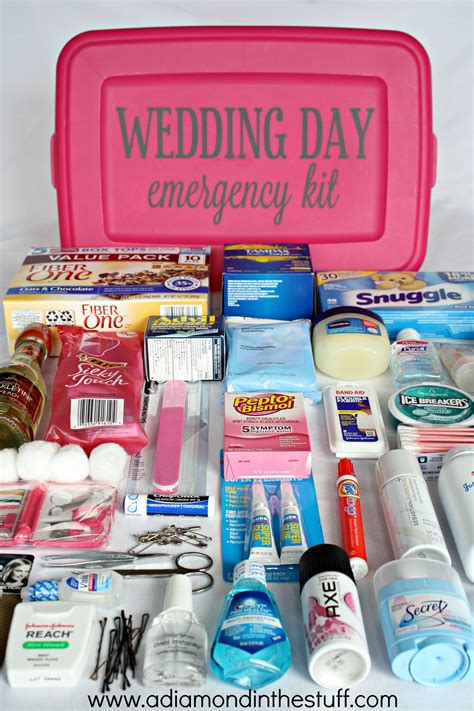 Be Prepared: Keep Your Wedding Day Bliss From Going Amiss With These Life-Saving Emergency Kit Essentials.
