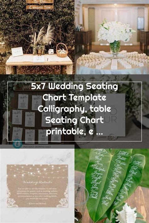 Wedding Details Table