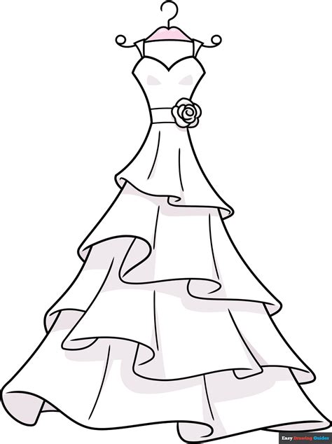 Stunning Wedding Dress Drawings: Bringing Your Dream Gown to Life!