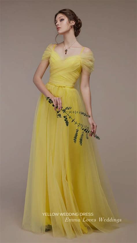Wedding Dresses Yellow