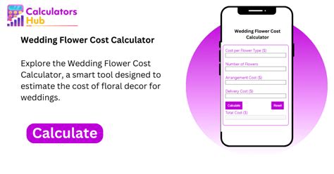 Calculate Your Wedding Flower Costs with Our Easy-to-Use Calculator