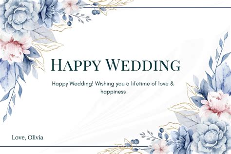 Celebrate Their Love with a Thoughtful Wedding Gift - Personalize Your Card Today!
