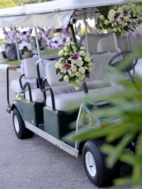 Add a Touch of Elegance with Wedding Golf Cart Decorations