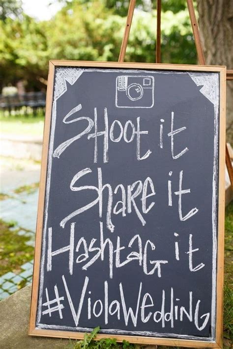 Capturing Your Love Story: Create Lasting Memories with a personal Wedding Hashtag Sign Chalkboard
