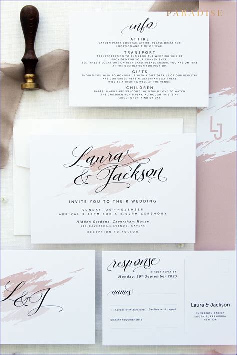 Join Our Love Story: Stunning Wedding Invitation Belly Bands Now Available in the UK