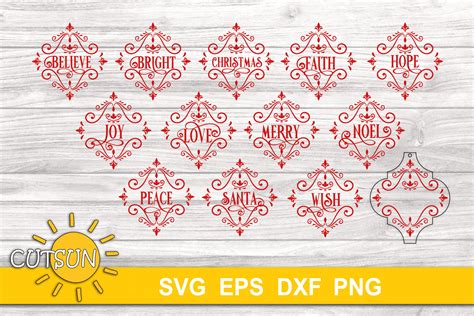 Download Wedding Ornament Bundle Commercial Use DXF Files