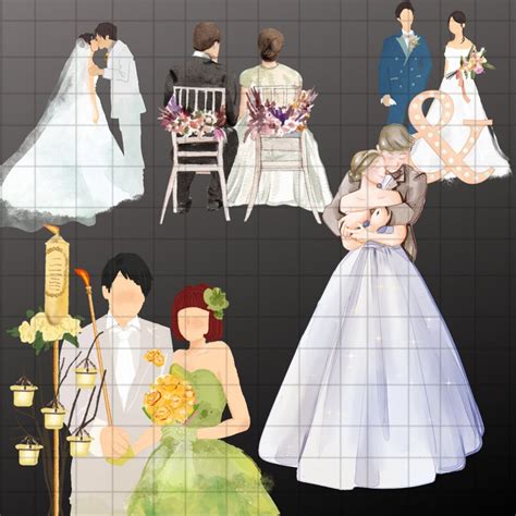 Download Wedding Ornament Bundle Easy Edite