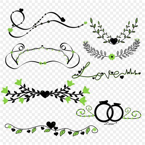 Download Wedding Ornament Bundle Images