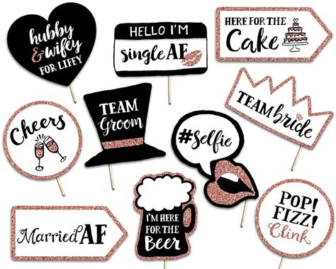Unleash Your Inner Comedian with these Hilarious Wedding Photo Booth Props - Guaranteed to Capture Memories and Moments to Last a Lifetime!