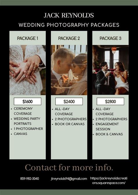 Wedding Photo Tour Package