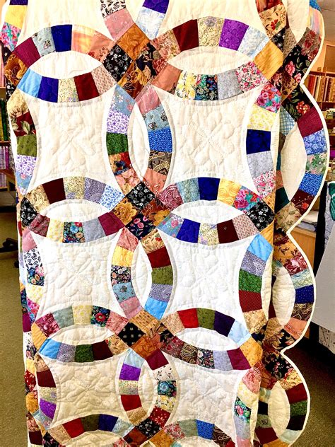 Wrapped in Love: The Timeless Beauty of a Wedding Ring Quilt Set