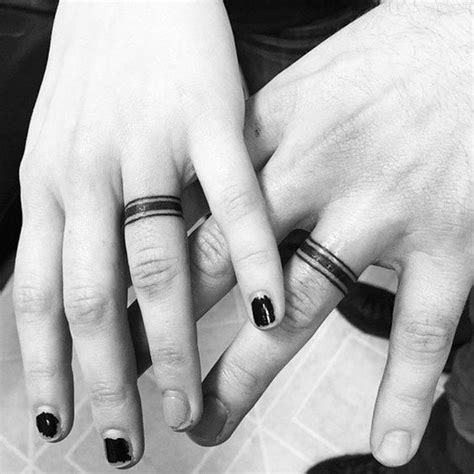 Wedding Ring Tattoos Male
