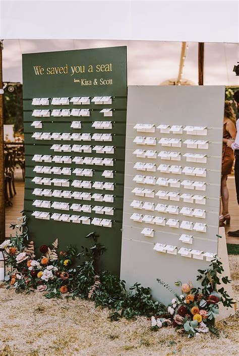 Wedding Seating Chart Display