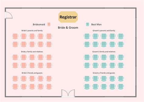 Wedding Seating Chart Layout