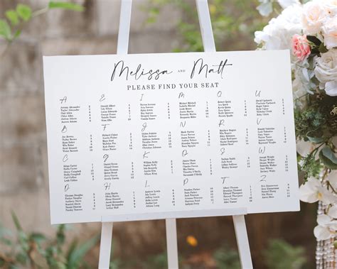 Wedding Seating Chart Tips