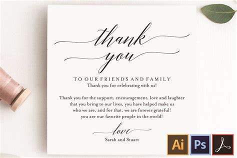 Wedding Thank You Cards with Your Wedding Invitations