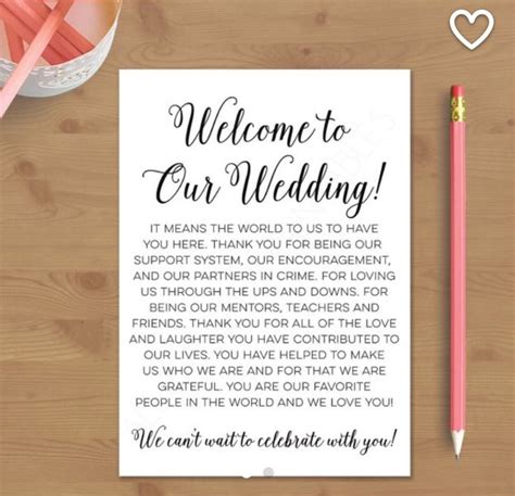 Editable Template Instant Download Wedding Letter Etsy in