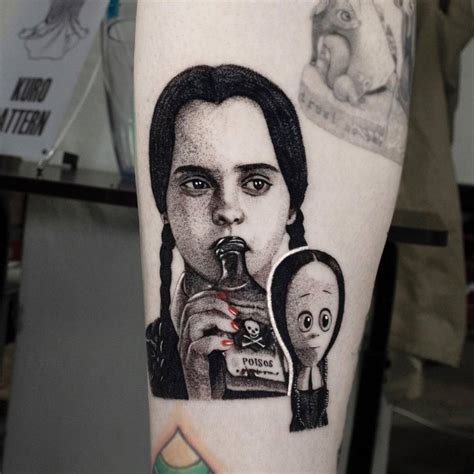 Wednesday Addams Tattoo