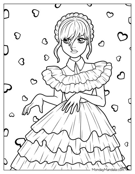 Wednesday Coloring Page Printable