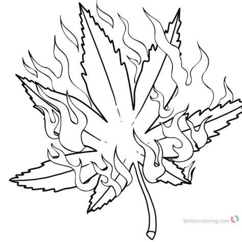 Weed Coloring Page