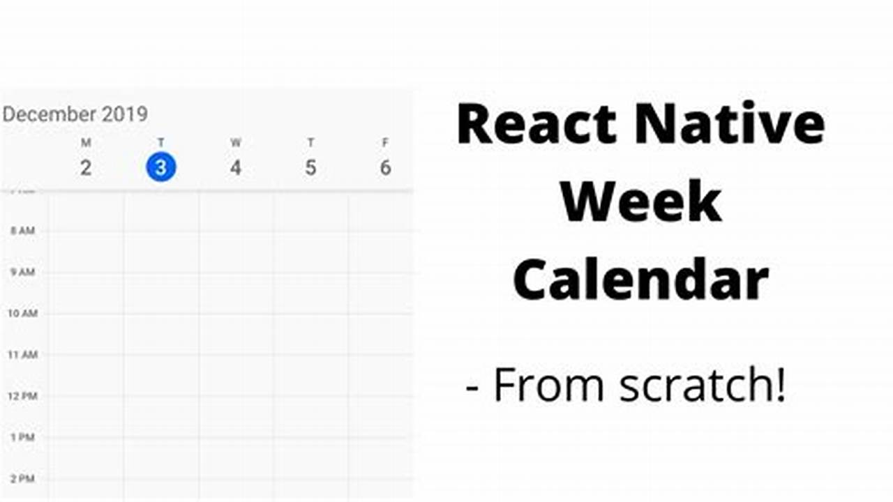 Week Calendar React Native