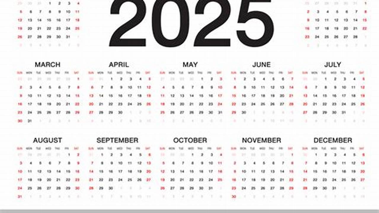 Week Ending Calendar 2025