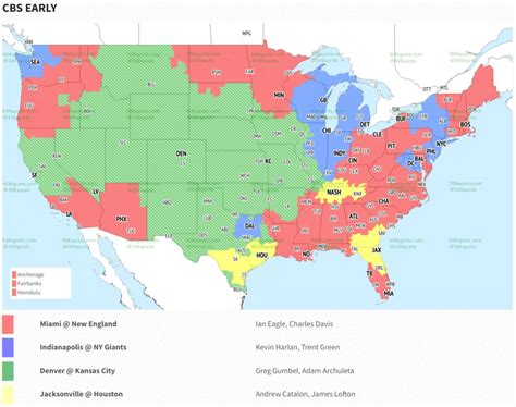 Week 17 Nfl Coverage Map