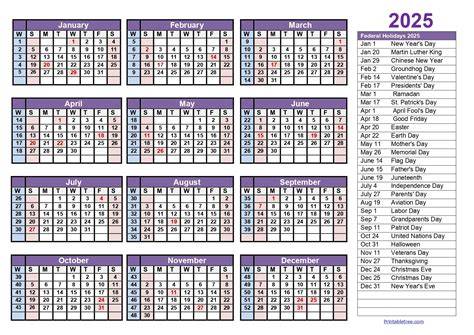 Week Numbers For 2025