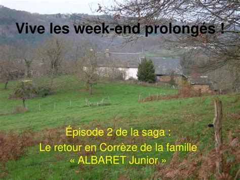 Week-end prolongés
