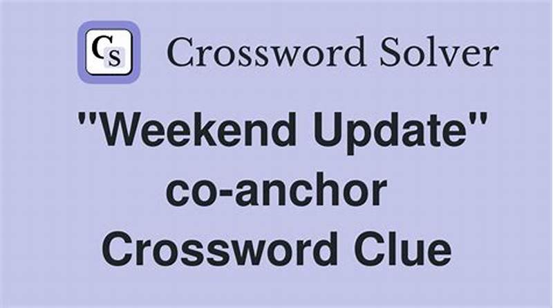 Weekend Update Program For Short Crossword