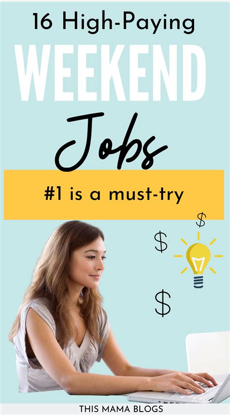 Weekends Unleashed: Find High-Paying Weekend Jobs Hiring Immediately!