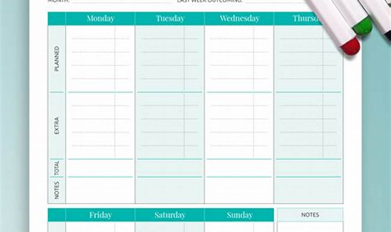 Weekly Budget Templates for Hassle-Free Finance Management