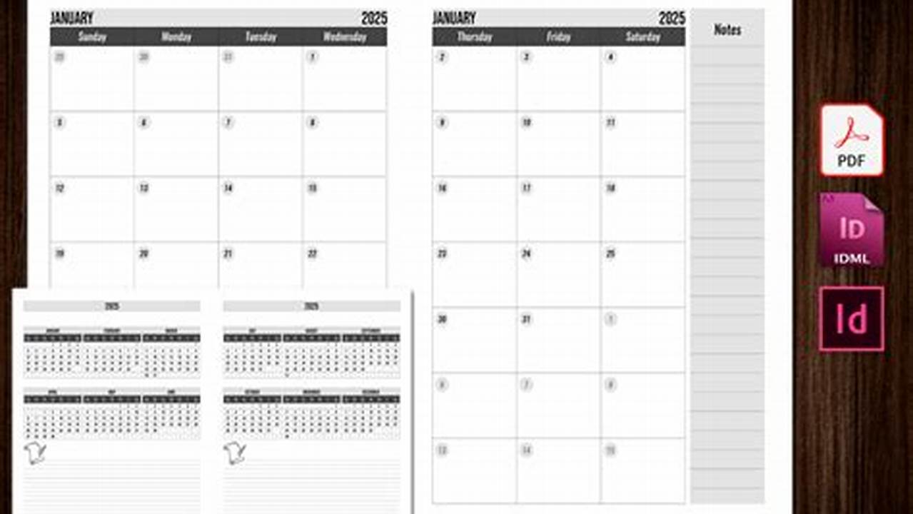 Weekly Monthly Planner 2025