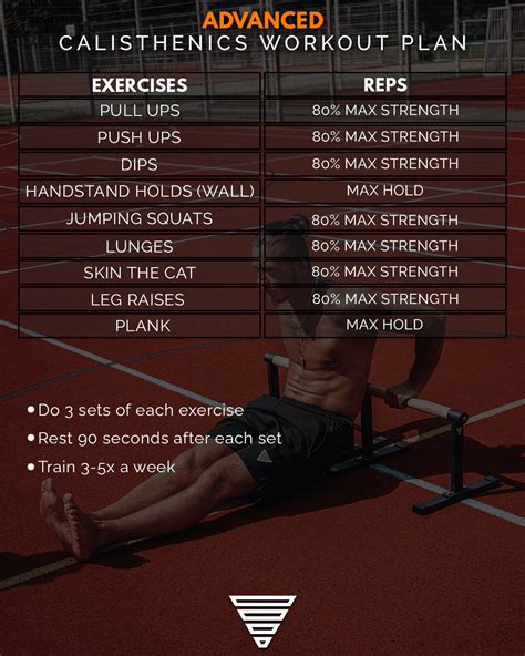 Weekly Calisthenics Workout Routine