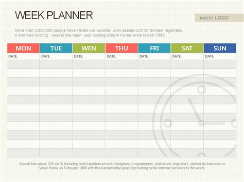 Weekly Planner Xls Free full version free software download