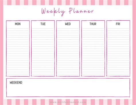 Weekly Planners Printable