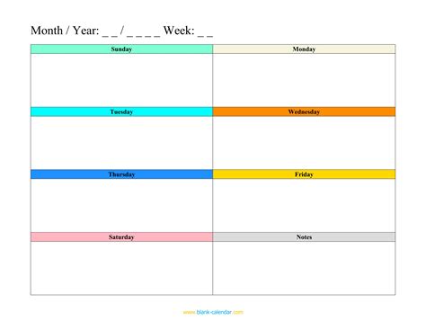 Weekly Planner Template Pdf FREE DOWNLOAD The Best Home School Guide!!