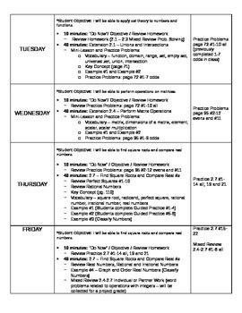 Weekly Syllabus Template Picture