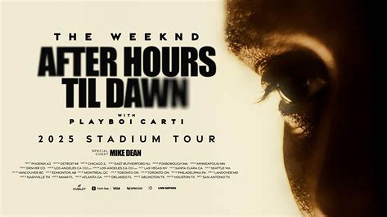 Weeknd Concerts 2025