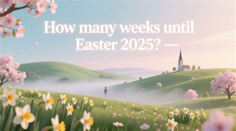 Weeks Until Easter 2025