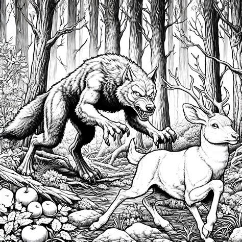 Weerwolf Kleurplaat