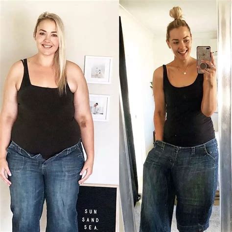 Weight Loss Transformation Example
