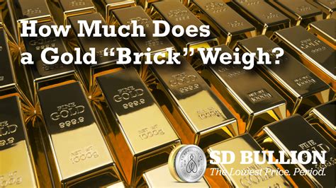 Weight variations in gold bricks